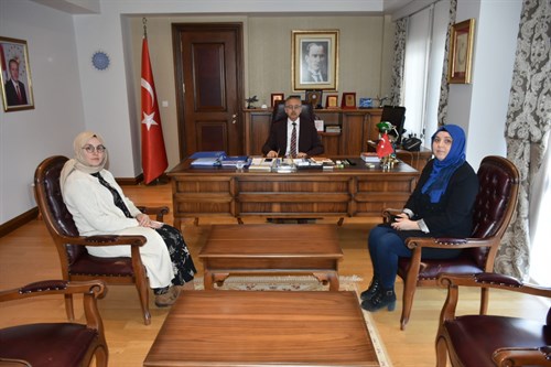Yeni Atanan İlçe Sağlık Müdürünün Makam Ziyareti
