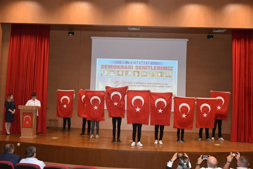 15 Temmuz Anma ve Aşure  Günü Programı 