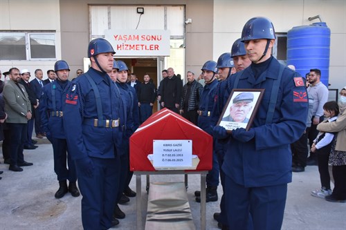 Vefat eden Kıbrıs Gazisi Yusuf LALELİ'nin cenaze töreni